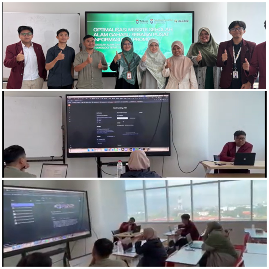 Pengabdian kepada Masyarakat : Optimalisasi Website Sekolah Alam Gaharu sebagai Pusat Informasi dan Promosi